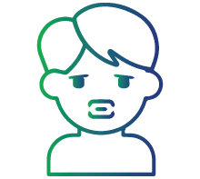 Swelling of the lips, tongue, or throat