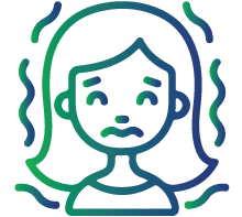 Behavioural problems like anxiety and irritability