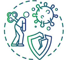 Weakened immune system