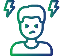 Feeling anxious or irritable