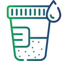 Dark coloured urine
