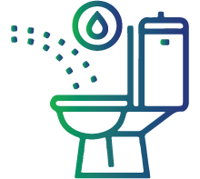 Decreased urine output