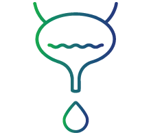 Decreased urine output