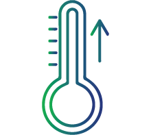 Rising temperature