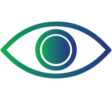 Pale white ring around the iris