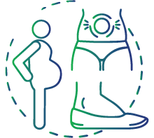Swelling with fluid in your belly or arms and legs