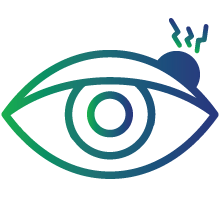 Small, yellow cholesterol lumps near the corner of the eyes