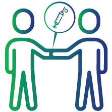 Those who have shared needles, syringes, or other drug injection equipment