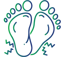 Numbing or tingling of hands and feet