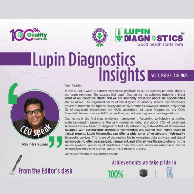 Lupin Diagnostics Insights, Vol 1, Issue 1